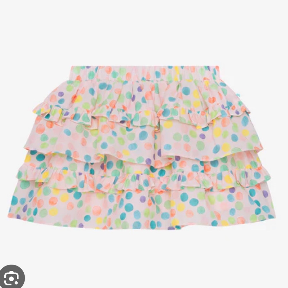 Posh Peanut Girls Ruffled Polka Dot Mini Zenna